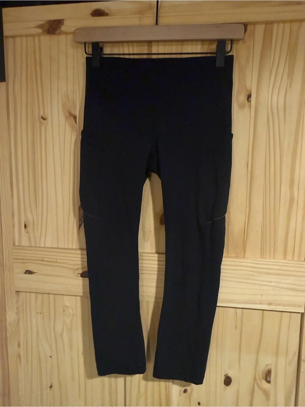 lululemon Black Speed Up Crop Leggings Size 4